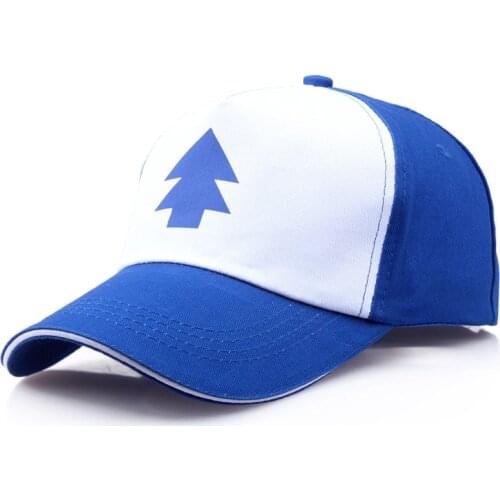 3 Colors Kawaii Cartoon Gravity Falls Dipper Baseball Caps Hat Dipper Pines Figure Hats Cosplay Props Toys Gifts for Kids Fans