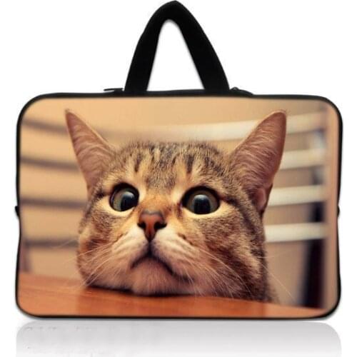 Cat Laptop Sleeve 13.3 14 15 15.6 16 inches Bag For MacBook Air Pro Ratina Dell HP Notebook Case 13 inch Cover Women Men