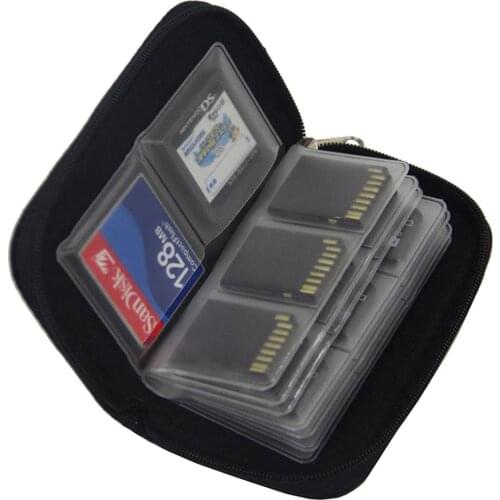 Memory Card Storage Carrying Pouch Case Holder Wallet For CF/SD