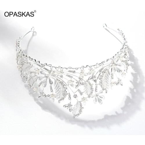 The Europe and The United States Beam Luxurious Baroque Rhinestone Bride Crown Tiara Bridal Wedding Hair Accessories PT