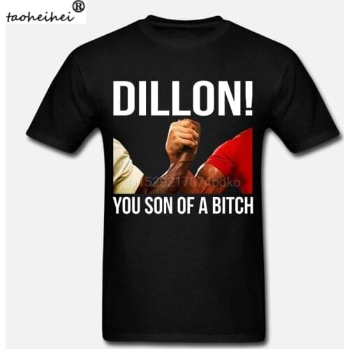 Predator T-Shirt Dillon You Son Of A Bitch 80s Action Movie Sci-Fi Tee Top