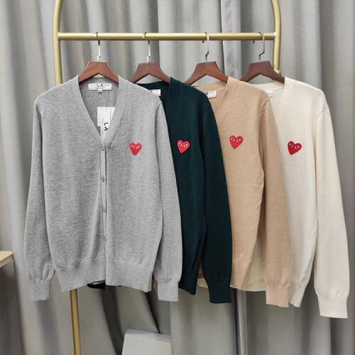 Brand Have Eyes Cardigan Men Cashmere Wool Sweater Men Fashion V-neck Knitted Sweater Long Sleeve Pull Homme Winter Jacket Men