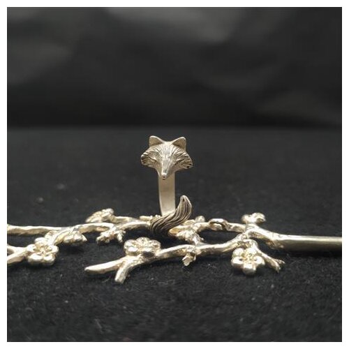 Cute Silver Color Adjustable Fox Rings for Cocktail Party Womens Rings Fine Jewelry Accessories Birthday Gifts Fashion Rings