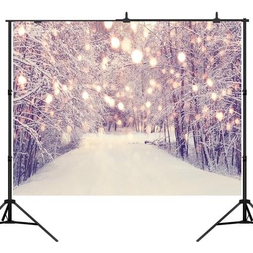 Lyavshi winter wonderland photography background photophone glitter forest christmas tree snow backdrop photocall photo studio