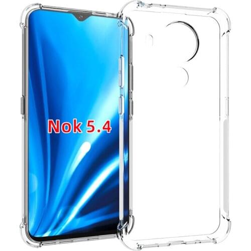 Soft Anti-crack Case for Nokia 5.4 Transparent Cover