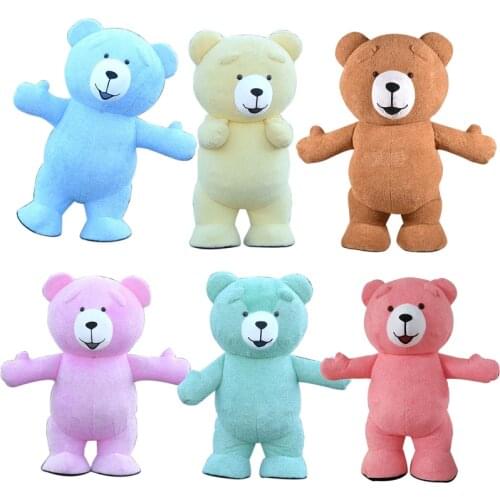 Inflatable Bear Mascot Costume Suit Party Game Fancy Dress Outfits Clothing Advertising Promotion Carnival Halloween Xmas Adults