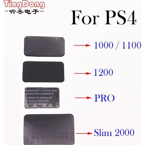 2PCS Console Label Sticker Housing Shell Sticker Lable Seals For Playstation PS4 PS4 Slim PS4 1000 1100 1200 2000 for ps4 Pro