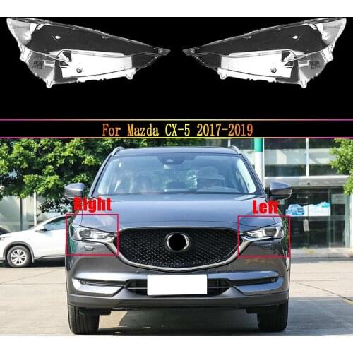 Car Headlight Lens For Mazda CX-5 2017 2018 2019 Car Headlamp Cover Replacement Lens Auto Shell Cover