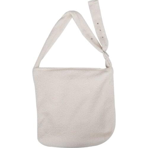 Autumn New Style Plush Luxury Handbag Preppy Style Solid Color Shoulder Bag Large Capacity Womens Messenger Bag Bolsa Feminina