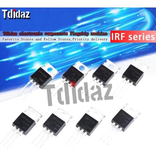 10PCS IRF1404 IRF1405 IRF1407 IRF2807 IRF3710 LM317T IRF3205 Transistor TO-220 TO220 IRF1404PBF IRF1405PBF IRF1407PBF IRF3205PBF