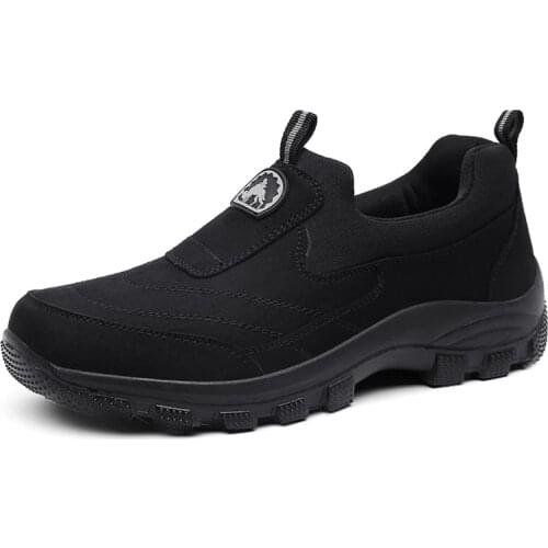 Large Size Outdoor Casual Shoes Men Sneakers Suede leather shoes Men walking shoes Comfortable Winter shoes Men zapatos hombre