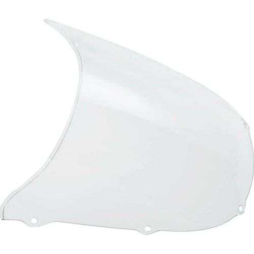 Motorcycle Dual Bubble Windshield Windscreen For Kawasaki Ninja ZX6R ZX600 1998-1999