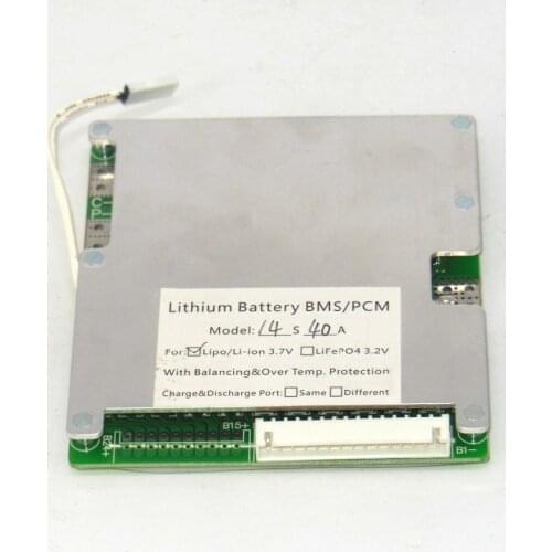 14S Li-ion/Lipo/LiMn battery protection board 48v(58.8V) lithium battery pack BMS/PCM 40A continuous Discharge