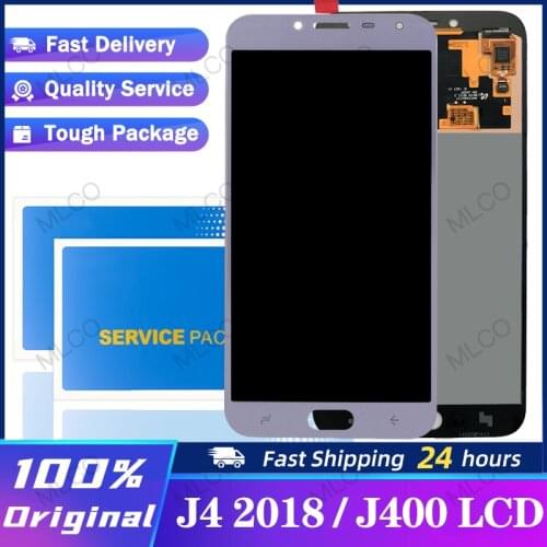 100% Original 5.5" for SAMSUNG Galaxy J4 J400 J400F LCD Display Touch Screen Digitizer Assembly Repair Parts