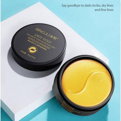 Golden Anti-wrinkle Eye Masks High Concentration Essences Moisturizing Anti Age Firming Skin Remove Dark Circles Patches TSLM1