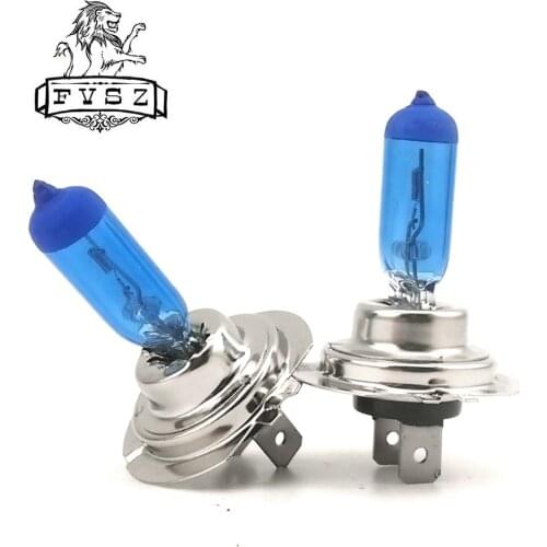 2Pcs H7 12V 55W 5600K Cars Halogen headlamp bulbs fog lamps 5000-6000K High quality Auto lamp White Super before Lights