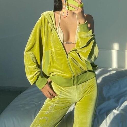 2021 Fashion Harajuku Vintage Jacket Women Long Sleeve Zip Up Slim Fit Hooded Sweatshirt Hoodie Sport Casual Coat Outerwear