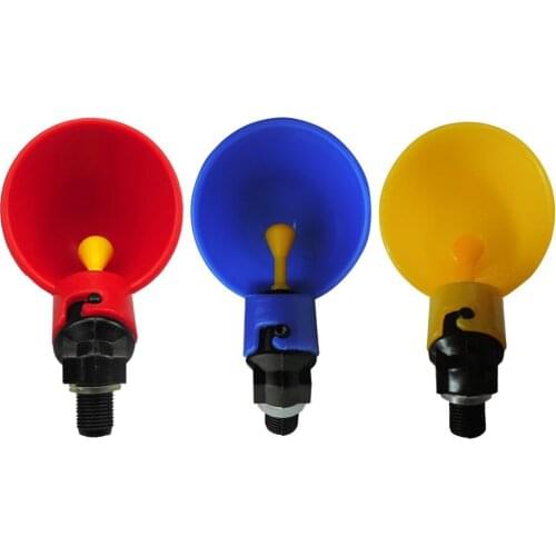 3Pcs Automatic Chicken Water Bowls Quail Drinker for Poultry Drinking Cups Nipple Chicken Waterer