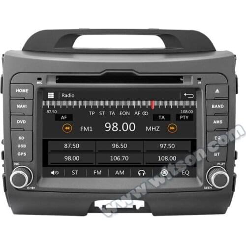 7" Capacitive Touch Screen Car DVD for Kia Sportage (SL) 2010-2016 & Kia Sportage R 2010-2016 with Front DVR Camera Support