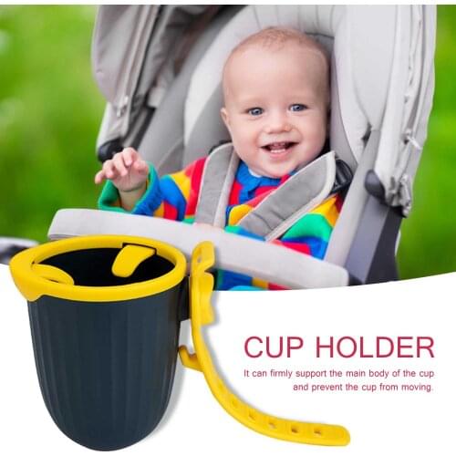 Baby Stroller Cup Holder Rack Bottle Universal Adjustable Cup Holder for Pram Stroller Carrying Case Milk Bottle Cart Accessorie