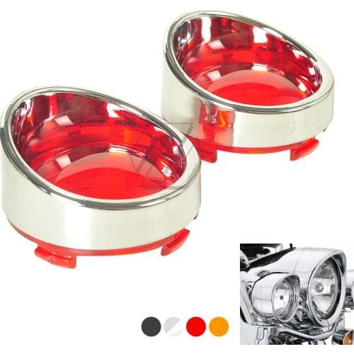 Chrome Motorcycle Bezel Visor Turn Signal Cover Case for Harley Dyna Softail Sportster XL 883 1200 for CVO Road King