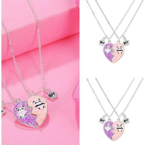 Friendship Gifts Necklaces Pendant Couples Chain Best Friends for Girl