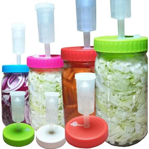 Mason Jar Fermenting Lid Fermentation Kit For Wide Mouth Jars Multiple Purposes Mason Jar Fermentation Lid