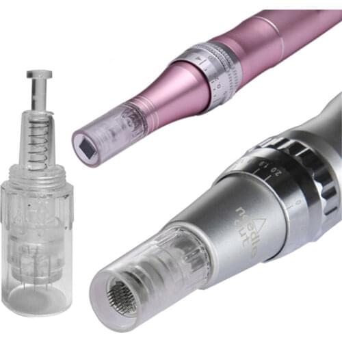 20pcs Derma Pen Cartridge Needle For liberty Eyebrow Tattoo Auto Derma Pen Dr. Pen MTS needles Screw mouth