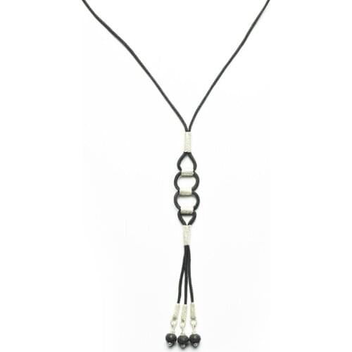 Love Knot Necklace Hand Woven Fine Silver Chain Nautical Authentic Wedding Jewelry Anniversary Gift For Each Kazaziye