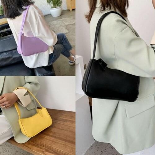 Fashion Leather Totes Zipper Casual Messenger Handbags Shoulder Subaxillary Bags Mini Retro Bag