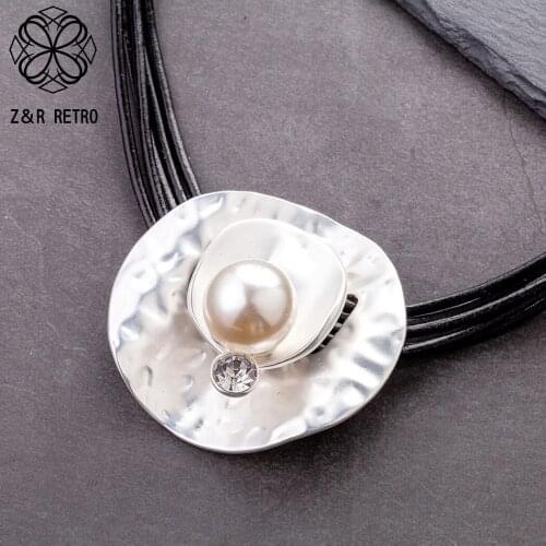 Trendy Womens Statement Necklaces Neck Chokers Jewelry With Beads Fashion Female Chains Suspension Decoration Accessories Gifts