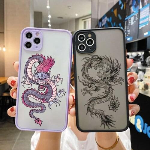 Fashion Dragon Animal Totem Phone Case For Samsung Galaxy S10 Plus S20 S21 Ultra A50 A51 A71 A32 4G A42 A52 A72 A21S Soft Cover