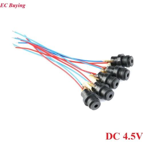 5pcs DC 4.5V Laser Head Module Laser Dot Diode Red Plastic Gyro Module For Arduino