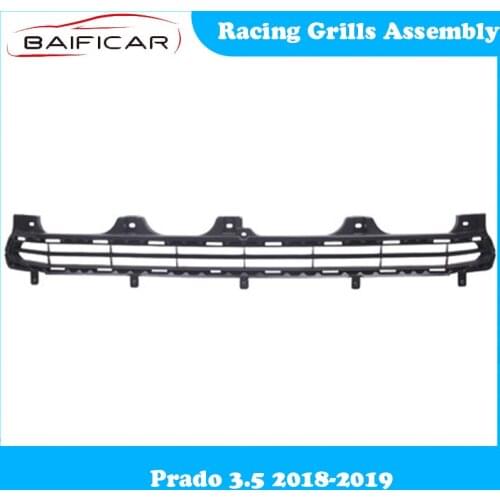 Baificar Brand New Genuine Front Bumper Ventilation Net Racing Grills Assembly for Prado 3.5 2018-2019