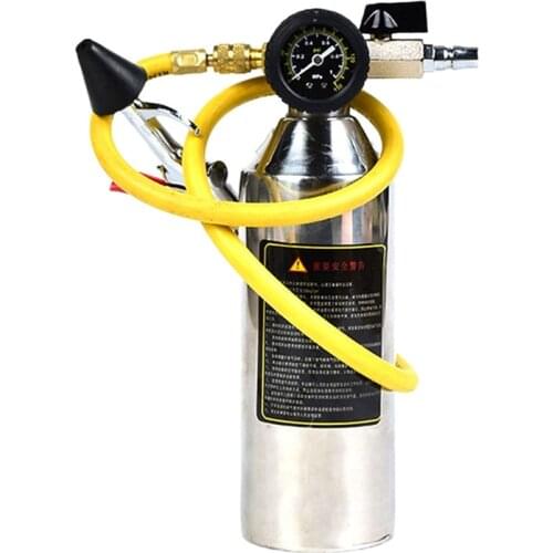 NEW-Car Air Conditioning Pipe Cleaning Bottle A/C Flush Kits Canister for Clean Tool