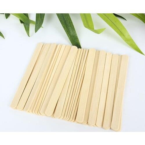 100Pcs/Set Popsicle Sticks Natural Wooden Pop Popsicle Sticks 11.4CM Length Wood Craft Ice Cream Sticks Popsicl Accesorios