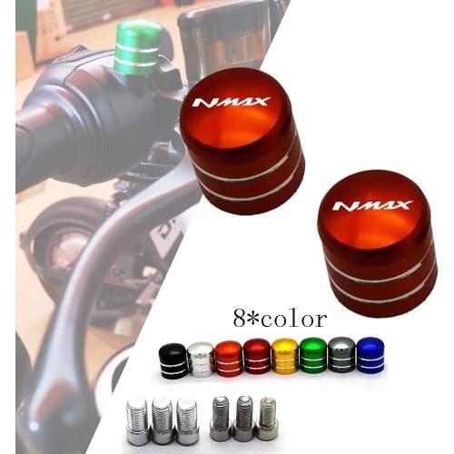 Fit For Yamaha NMAX 155 NMAX155 NMAX 125 NMAX 150 N-MAX 125 155 Universal rearview mirror thread bolts rear view adapter screws