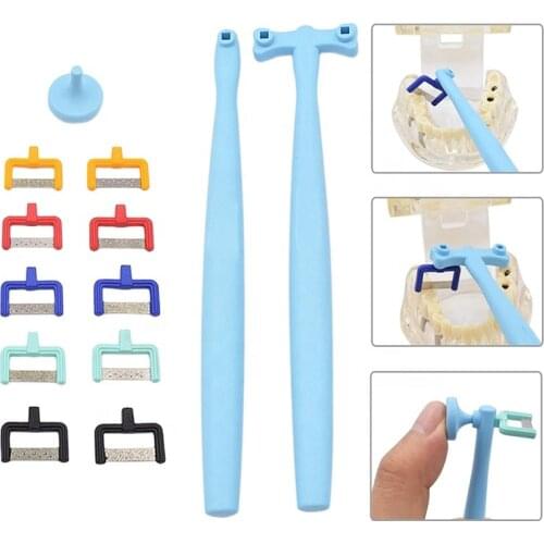 Dental Oral IPR Stripping System Adjacent Surface Polishing Strips