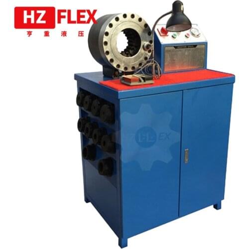 Free shipping to Russia machine for crimping hose HZ-50D 1/4" to 2" 4SP R12 semi-automatic hydraulic crimping tool
