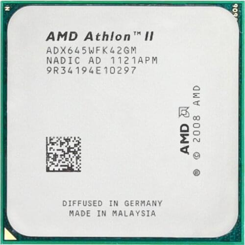 AMD Athlon II X4 645 CPU Processor Quad-CORE (3.1Ghz/ L2 2M /95W / 2000GHz) Socket am3 am2