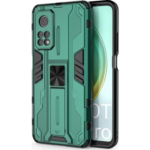 Shockproof TPU Bumper PC Stand Cover Fundas for Xiaomi Mi10T Mi 10 T 10T Pro Mi10Tpro 5G 6.67 inch Case Coque Shell Housing