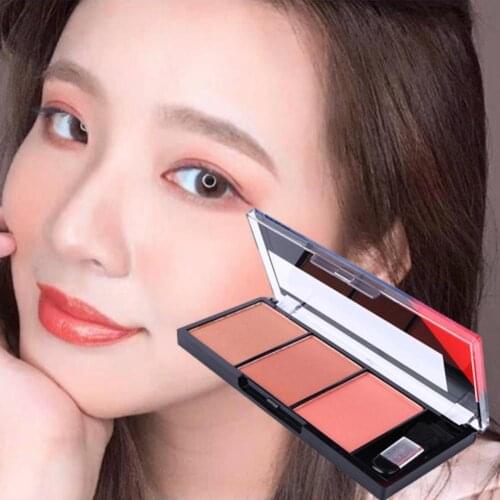 MultiColor Eye Blush Palette Cosmetic Repair Pink Powder Long Lasting Makeup Tool Brightening O7S7