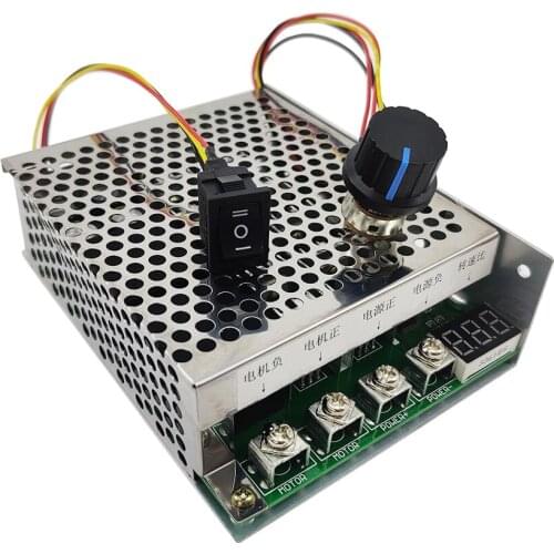 12V 24V 36V 48V 60A DC Motor Governor Foreward Reversal Two-way Switching Switch Digital Display Positioning Motor