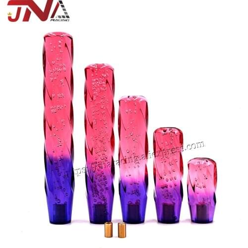 Gear Shift Lever Head Red turn Purple Universal Crystal Car Shift Knob Replacement Manual