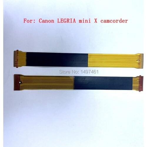 LCD hinge flexible rotate shaft FCC flexibe cable repair parts For Canon Legria Mini X camcorder