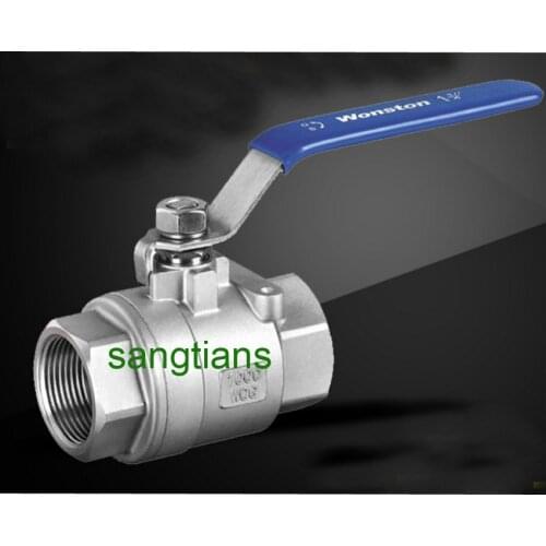 1/2" DN15 Stainless Steel 2- Piece Ball Valve, SS304 ,Economical Water Valve ,stainless steel ball valve,ball valve DN20