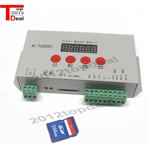 K-1000C updated WS2812B APA102C SK6812 WS2811 WS2801 Led strip 2048 pixels