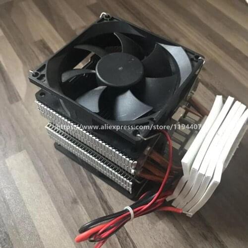 Thermoelectric Peltier Refrigeration Water Cooling System Cooler fan with TEC1-12715 free ship