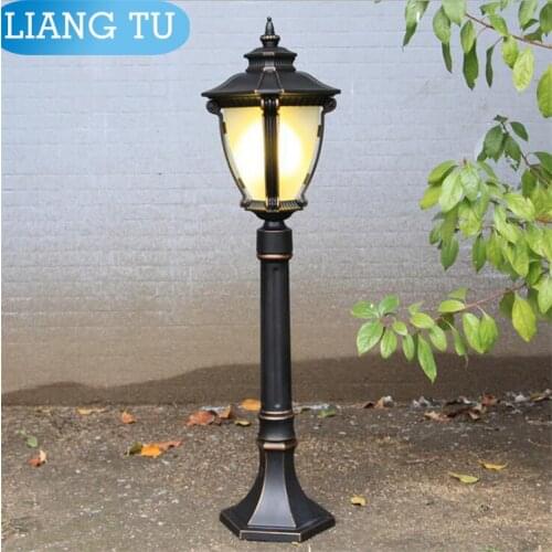 Street lamp pole landscape light pole Europe garden outdoor lighting poles bronze classical outdoor pole lamp