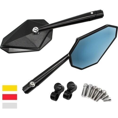 For BMW K1200R K1300R R NINE T R1100R R1150R R1200R S1000R Universial Motorcycle Side Rearview Mirror Universal 10mm 8mm Screw